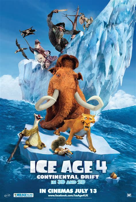 Ice Age 4 in 3D Poster - Movie Posters