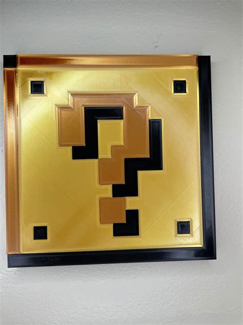 Mario Question Mark Block Display 8 Bit - Etsy