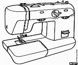 Sewing machine coloring Page Printable Game sketch template