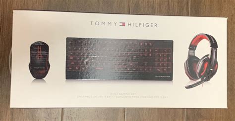 Tommy Hilfiger Gaming 3 In 1 Combo Set Keyboard Headset Gaming Mouse ...