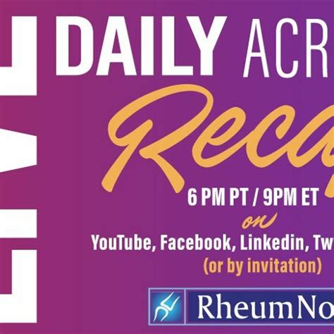 ACR 2023 Daily Recap Panel - Day 1 | RheumNow