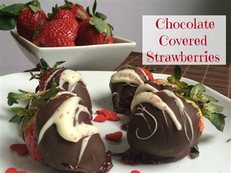 Recipe for Chocolate Covered Strawberries - NEPA Mom