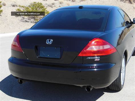 2005 Honda Accord Ex Coupe 2 - Door V6, Manual, Black, Black, No