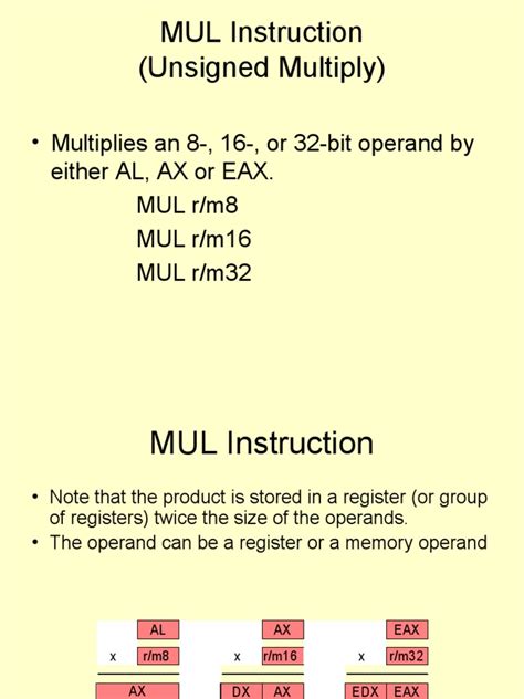 Arithmetic Instructions | PDF | Division (Mathematics) | Integer ...