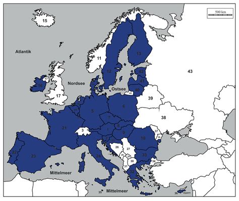 Arbeitsblatt - Europäische Union: Karte - Politik & Wirtschaft - tutory.de