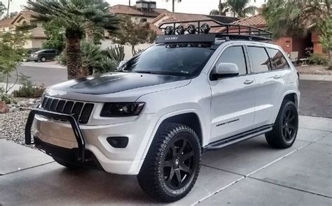 Gobi Ranger roof rack installed with PIAA lighting | Jeep grand cherokee accessories, Jeep grand ...