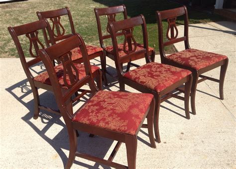 6 Duncan Phyfe style chairs - Fresh Vintage NC