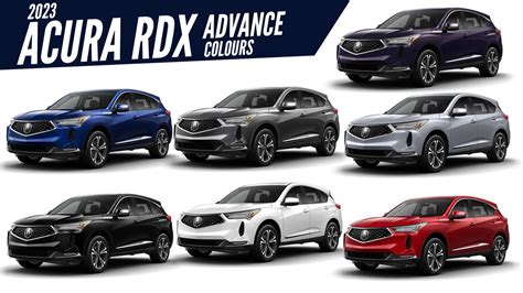 2023 Acura RDX Advance - All Color Options - Images | AUTOBICS