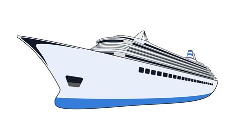 cruise ship vector illustration 11081819 Vector Art at Vecteezy