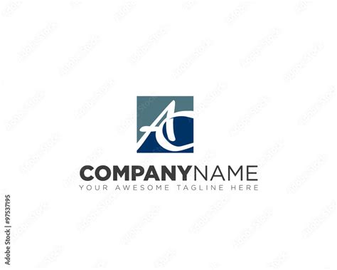 AC square logo inspiration Stock Vector | Adobe Stock