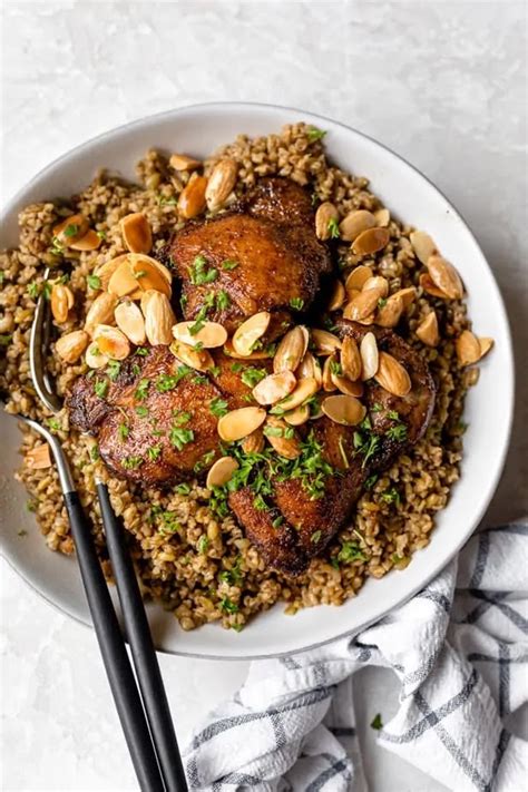 Lebanese Freekeh with Chicken | LEBANESE RECIPES