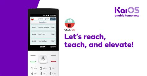 KaiOS Technologies joins Cell-Ed’s 1 Million Learner Challenge to share free mobile literacy and ...