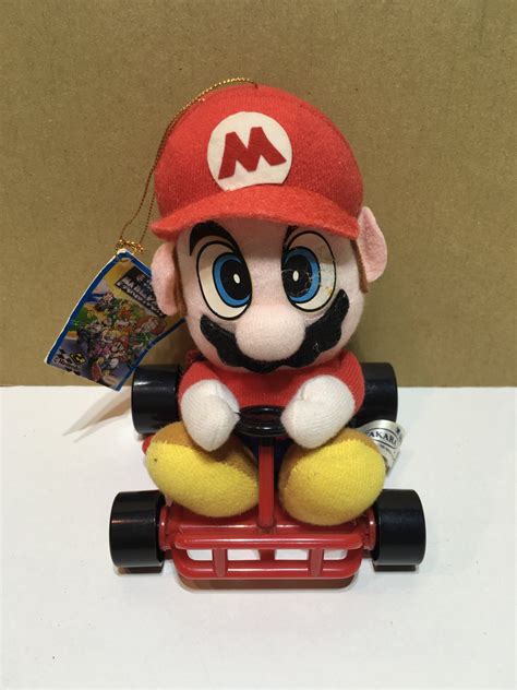 Super Mario Kart Plush Toy Mario Takara 1993 Nintendo Vintage Figure