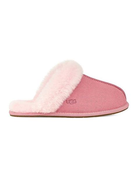 UGG Scuffette Ii Suede Sheepskin Slippers in Pink | Lyst