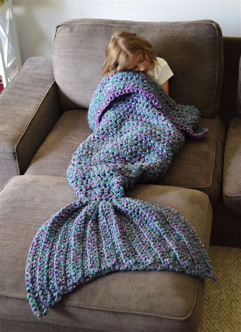 Crocheted Mermaid Tail Blankets By Melanie Campbell | Bored Panda