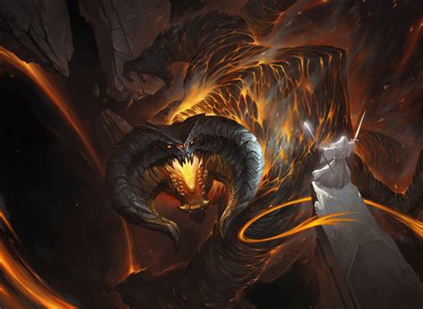 Gandalf vs Balrog Epic Battle - HD Wallpaper by Minjun Kim