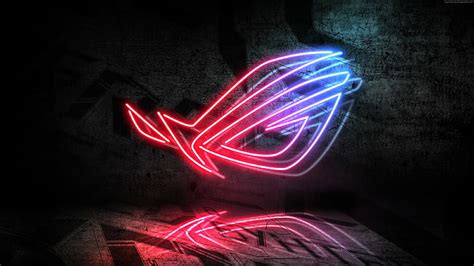 HD wallpaper: neon, ASUS, 4K, RoG | Wallpaper Flare