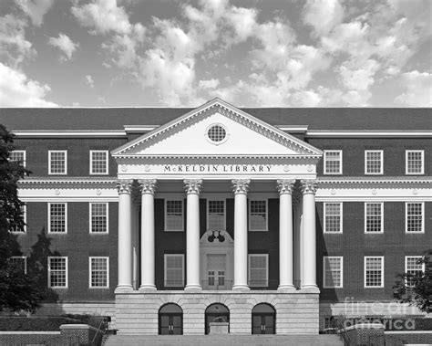 University of Maryland Mc Keldin Library Photograph by University Icons | Fine Art America