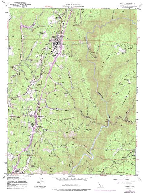 Colfax topographic map, CA - USGS Topo Quad 39120a8