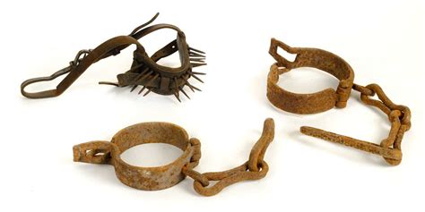 Lot 67 - Manacles. A pair of early 19th century