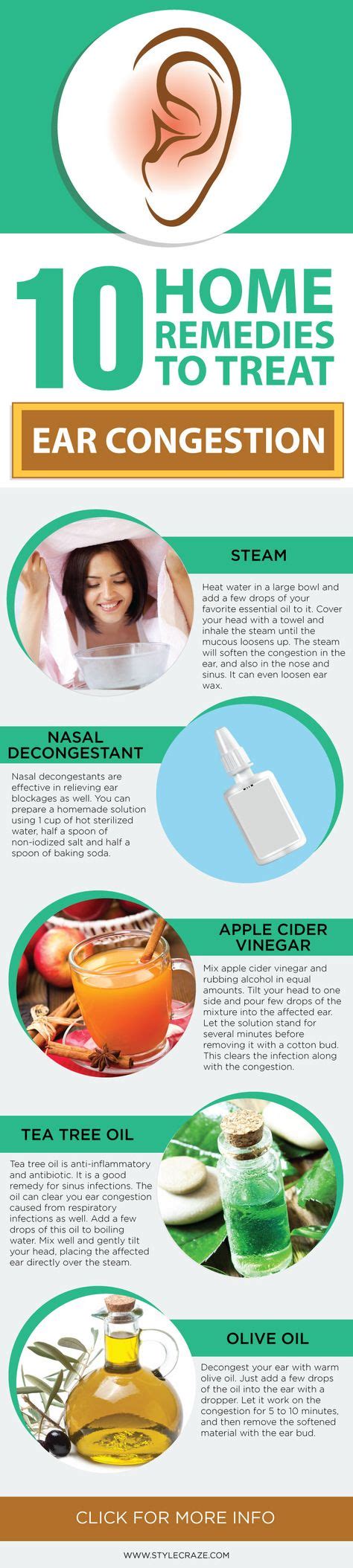 How To Unblock Clogged Ears Naturally – 8 Effective Home Remedies | Ear congestion, Ear health ...