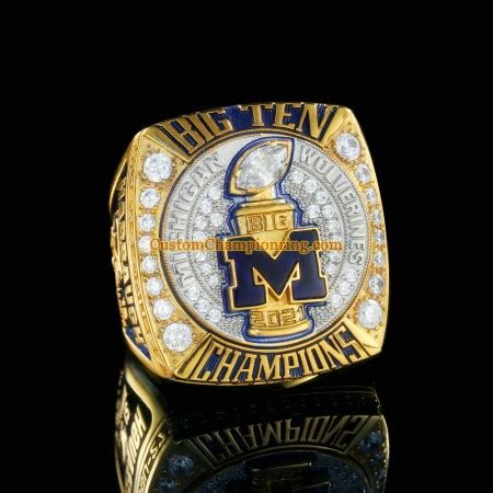 2021 Michigan Wolverines Big Ten Championship Ring