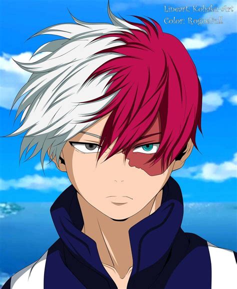 Shoto Todoroki Face Drawing