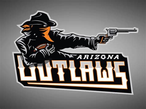 Arizona Outlaws | American Logo Sport Theme Minimal Logo Branding, Sport Branding, Corporate ...