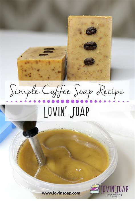 Simple Coffee Soap Recipe – Lovin Soap Studio