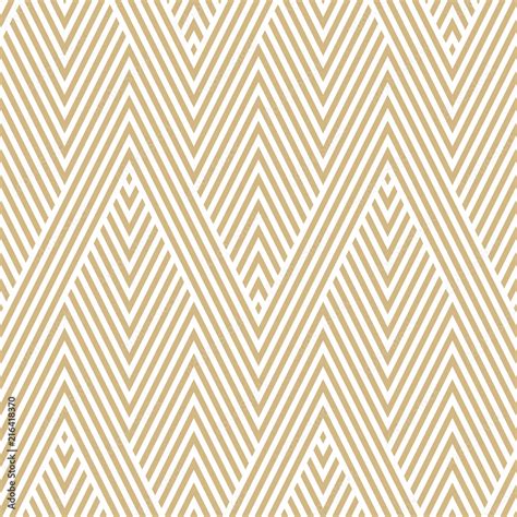 Vector golden geometric seamless pattern. Modern texture with lines ...