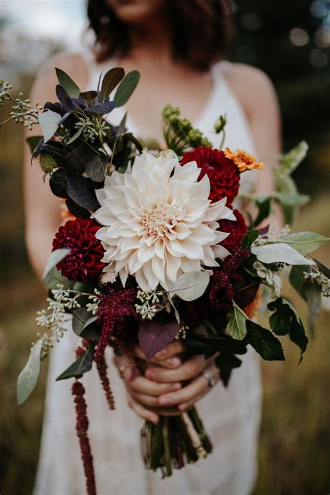 #Bouquet #Burgundy #Cafe #Colorado #Dahlia #dahlias #Fall #lait # ...