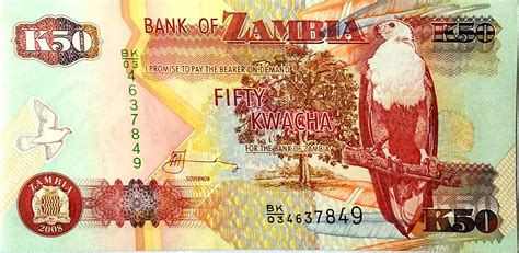 50 Kwacha - Zambia – Numista