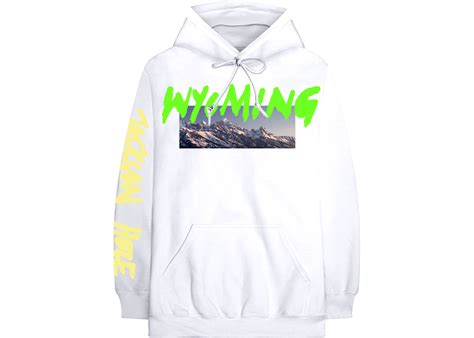 Kanye West Wyoming Hoodie White Men's - SS18 - GB