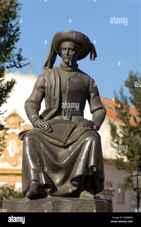 Statue of Prince Henry the Navigator (Dom Henrique), Lagos, Algarve ...