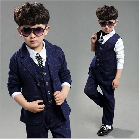 Boys three piece suit for boys 4 12 year boys brand suits for weddings ...