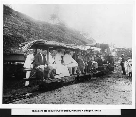 Theodore Roosevelt tours the Panama Canal cut - White House Historical ...