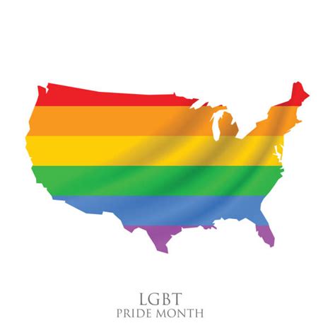 70+ Map Of Usa In Lgbt Flag Colors Stock Photos, Pictures & Royalty ...