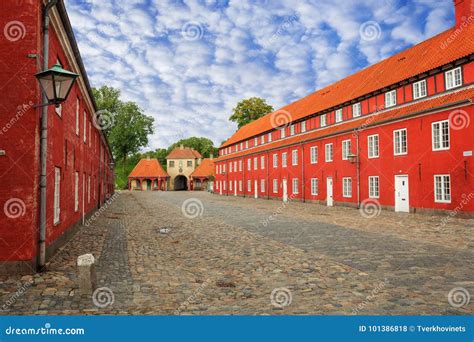 Red Storehouses of Kastellet Stock Photo - Image of military, army: 101386818