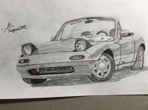 Miata Drawing at PaintingValley.com | Explore collection of Miata Drawing