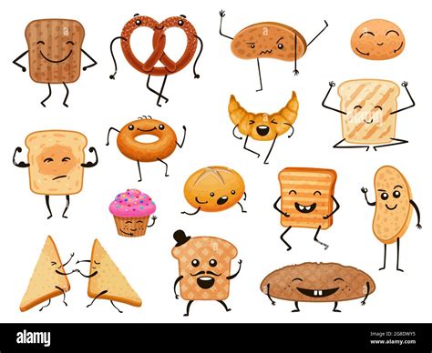 Funny bread characters Cut Out Stock Images & Pictures - Alamy