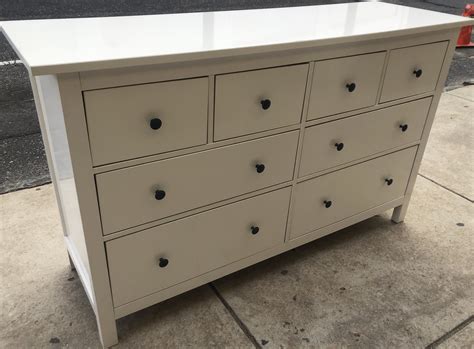 Uhuru Furniture & Collectibles: White Ikea Dresser with 8-Drawers - $175 SOLD