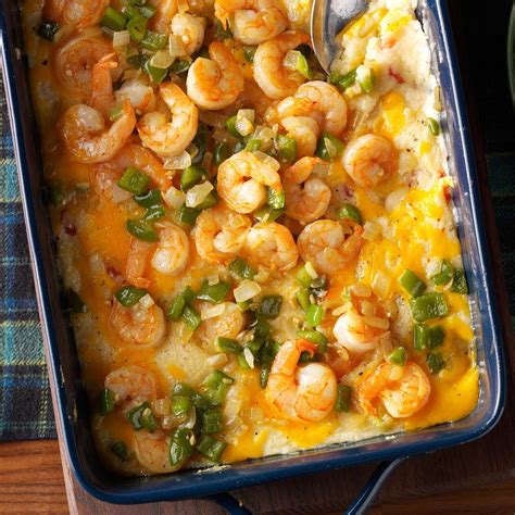 Oven-Baked Shrimp & Grits Recipe | Taste of Home