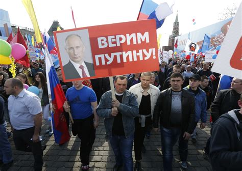 Russia stages first Red Square May Day parade since Soviet days