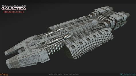 ArtStation - Battlestar Galactica Deadlock, Forge Studios | Battlestar galactica ship ...