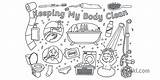 Keeping Clean Coloring Pages sketch template