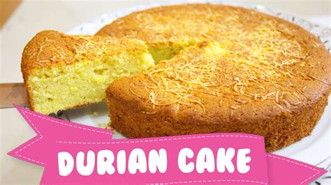 Durian Cake Recipe - YouTube