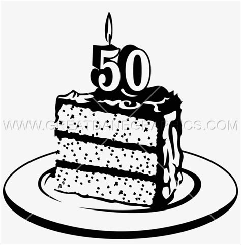 Happy 50th Birthday Cake Clip Art