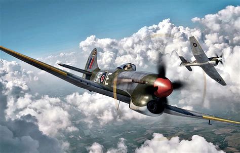 Pin by Jacek on Aircraft Art | Hawker tempest, Fighter, Ww2 aircraft