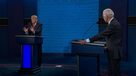 Final presidential debate shows starkly different views of COVID-19 ...