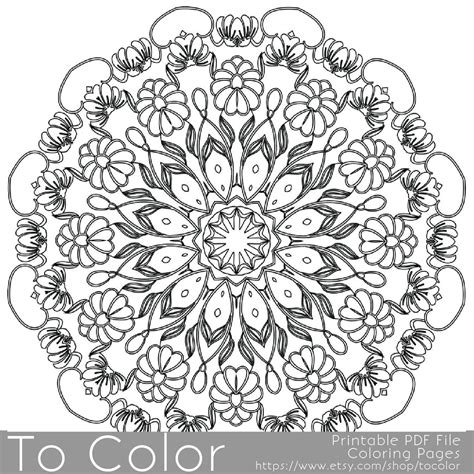 Printable Gel Pen Coloring Pages